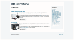 Desktop Screenshot of dtxinternational.com