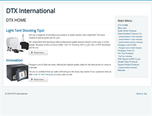 Tablet Screenshot of dtxinternational.com